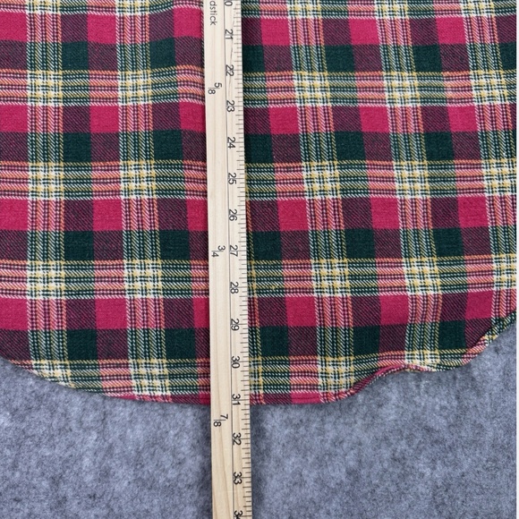 RRL Double RL Shirt Mens Medium Red Plaid Fannel Thick Workshirt Ralph Lauren - Picture 7 of 13